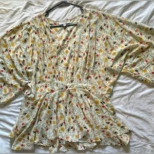 flowered blouse
